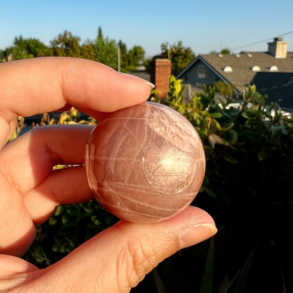 High Quality Peach Moonstone With Sunstone - Picture 4 of 4